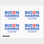 独自のバイデン氏Harris 2024を作成 長方形シール (シート)
