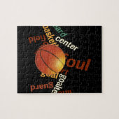 独自のバスケを作成するバスケのスポーツ狂信者。 ジグソーパズル (横)