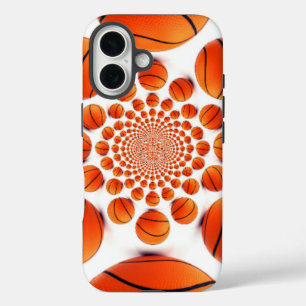 独自のバスケットボールを作成 iPhone 16ケース