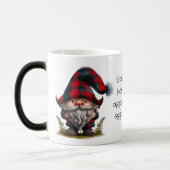 独自のバッファロープレイドクリスマス格言の作成 モーフィングマグカップ (左)