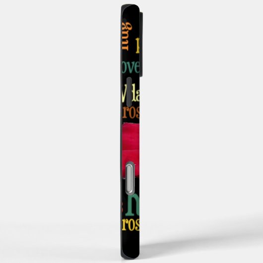 独自のバラ色の言葉を作成する美しい幻想的 Case-Mate iPhoneケース (裏面 / 右)