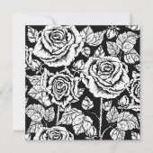 独自のバラ ノートカード (正面)