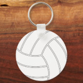 独自のバレーボールのキーチェーンを作成 キーホルダー (正面)