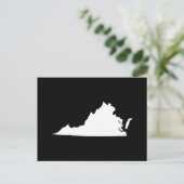 独自のバージニア州の移行発表の作成 ポストカード (スタンド正面)