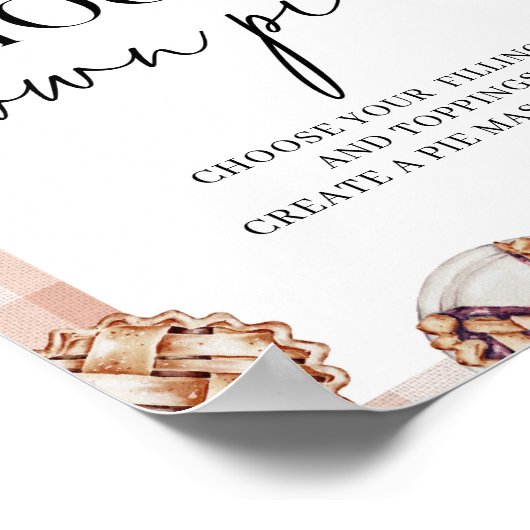 独自のパイかわいこちゃんパイをテーマにしたパーティーの構築 ポスター (角)