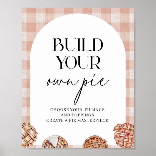 独自のパイかわいこちゃんパイをテーマにしたパーティーの構築 ポスター (正面)