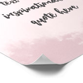 独自のパステルを作成やる気を起こさせる引用文 ポスター (角)