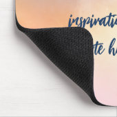 独自のパステルを作成やる気を起こさせる引用文 マウスパッド (コーナー)