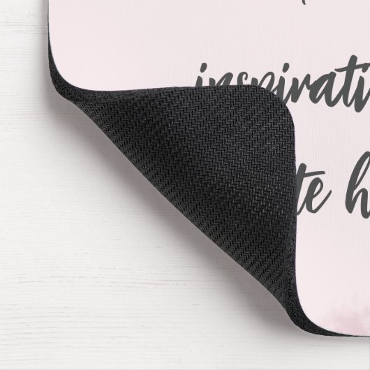 独自のパステルを作成やる気を起こさせる引用文 マウスパッド (コーナー)