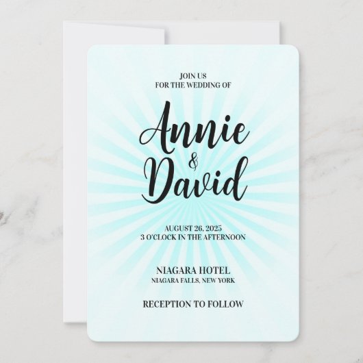 独自のパステルを作成レトロスターバスト 招待状 (正面)