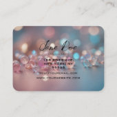 独自のパステルカスタムオパール《写真》ぼけ味の作成 名刺 (裏面)