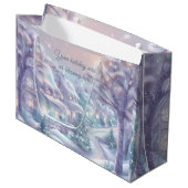 独自のパステルクリスマスビレッジを作成 ラージペーパーバッグ (正面アングル)