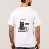 独自のパスTシャツの作成 Tシャツ (裏面)