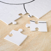 独自のパズルの色を子供へ付ける – 花#1輪郭 ジグソーパズル (側面)