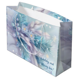 独自のパンパスパインベリークリスマスを作成 ラージペーパーバッグ