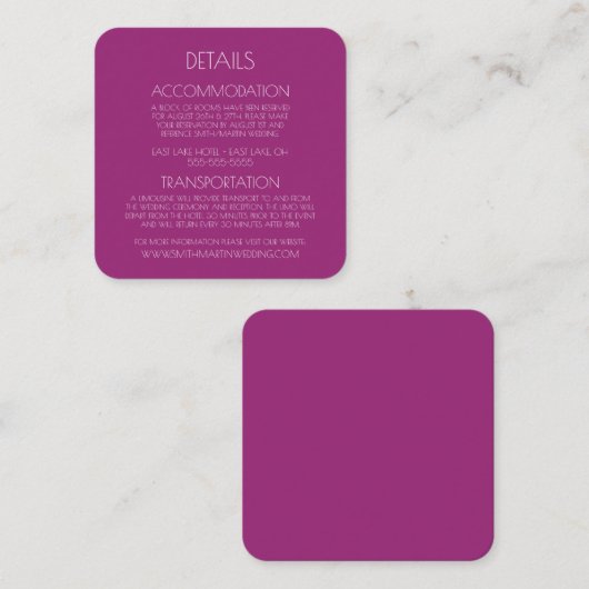 独自のパーソナライズされたカスタム文字 エンクロージャーカード (正面/裏面)