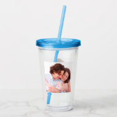 独自のパーソナライズされた作成 アクリルタンブラー (裏面)