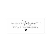 独自のパーソナライズされた作成 ラバースタンプ (押印)