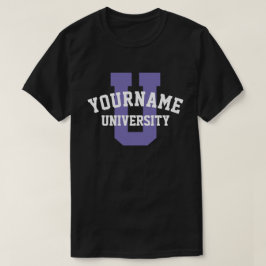 独自のパーソナライズされた大学ロゴTシャツ Tシャツ