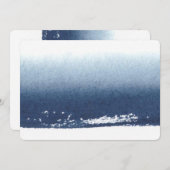 独自のパーソナライズされた贈り物を作成 – 水彩ネイビーブルー (正面/裏面)