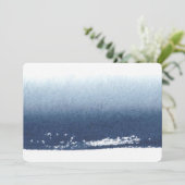 独自のパーソナライズされた贈り物を作成 – 水彩ネイビーブルー (スタンド正面)