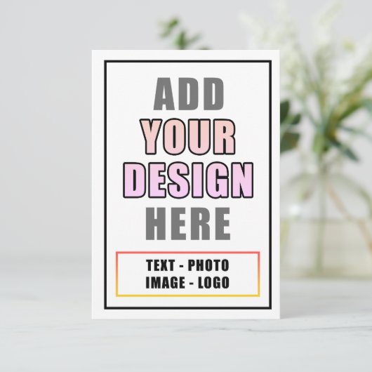 独自のパーソナライズ先生写真写真の作成 サンキューカード (スタンド正面)