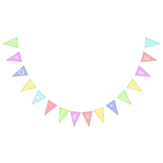 独自のパーティーのバナカスタムーフラグを作成する バンティングフラッグ (全)