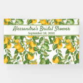 独自のパーティーバナーレモンの背景を作成 横断幕 (横)