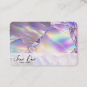 独自のパールピンクオパールを作成 名刺 (正面)