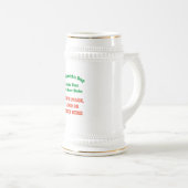 独自のビアスタイカスタムンをパーソナライズされた作成する ビールジョッキ (正面右)