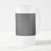 独自のビアマグ/スタインを作成 フロストグラスビールジョッキ (正面右)