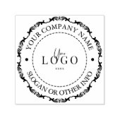 独自のビジネスカスタムロゴの作成 セルフインキングスタンプ (デザイン)