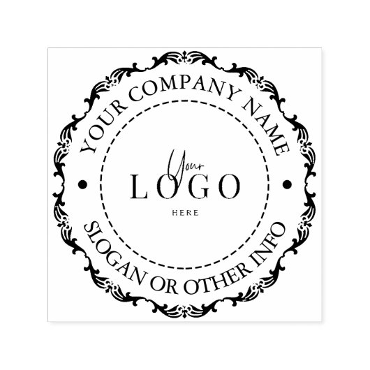 独自のビジネスカスタムロゴの作成 セルフインキングスタンプ (デザイン)