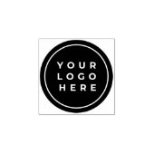 独自のビジネスカスタムロゴの作成 ラバースタンプ (インプリント)