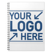 独自のビジネスカスタムロゴを追加する ノートブック (正面)