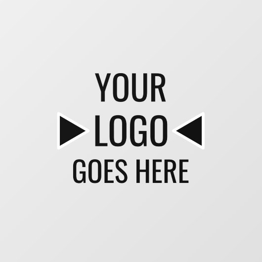 独自のビジネスカスタムロゴテンプレートの作成 ウィンドウサイン (シート)