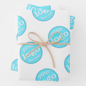 独自のビジネスカスタム会社イベントロゴの作成 ラッピングペーパーシート (インサイチュ)