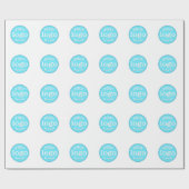 独自のビジネスカスタム会社イベントロゴの作成 ラッピングペーパー (フラット)