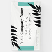 独自のビジネスブランチバナーの作成 横断幕 (縦)