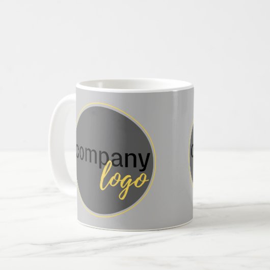 独自のビジネスブランドのプロフェッショナルロゴの作成 コーヒーマグカップ (正面左)