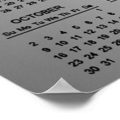 独自のビジネスプロモーション2016カレンダーの作成 ポスター (角)