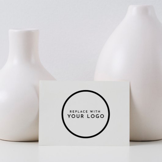 独自のビジネスミニマルロモダンゴを作成する ラバースタンプ