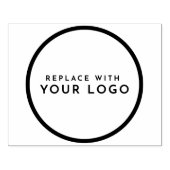 独自のビジネスミニマルロモダンゴを作成する ラバースタンプ (インプリント)