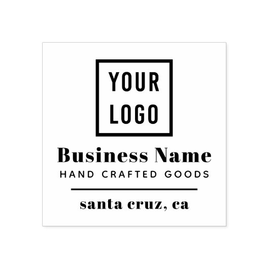 独自のビジネスモダンロカスタムゴの作成 ラバースタンプ (インプリント)