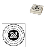 独自のビジネスロゴのラウンドを作成 ラバースタンプ (押印)