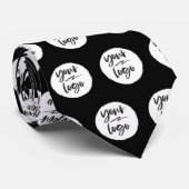 独自のビジネスロゴの作成プロモーションカラー独自 ネクタイ (ロール)