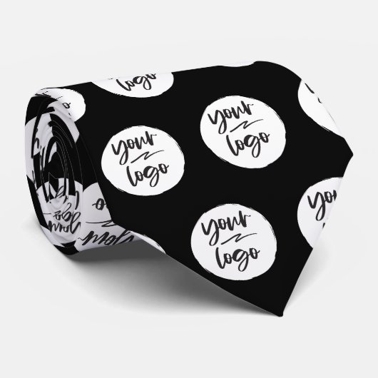 独自のビジネスロゴの作成プロモーションカラー独自 ネクタイ (ロール)