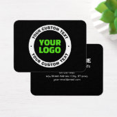 独自のビジネスロゴまたはアップロードしたデザインの追加 (デスク)