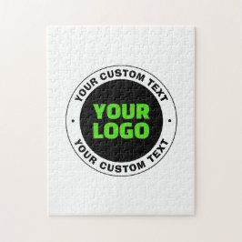 独自のビジネスロゴまたはアップロードしたデザインの追加 ジグソーパズル