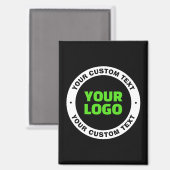 独自のビジネスロゴまたはアップロードしたデザインの追加 マグネット (正面/裏面)